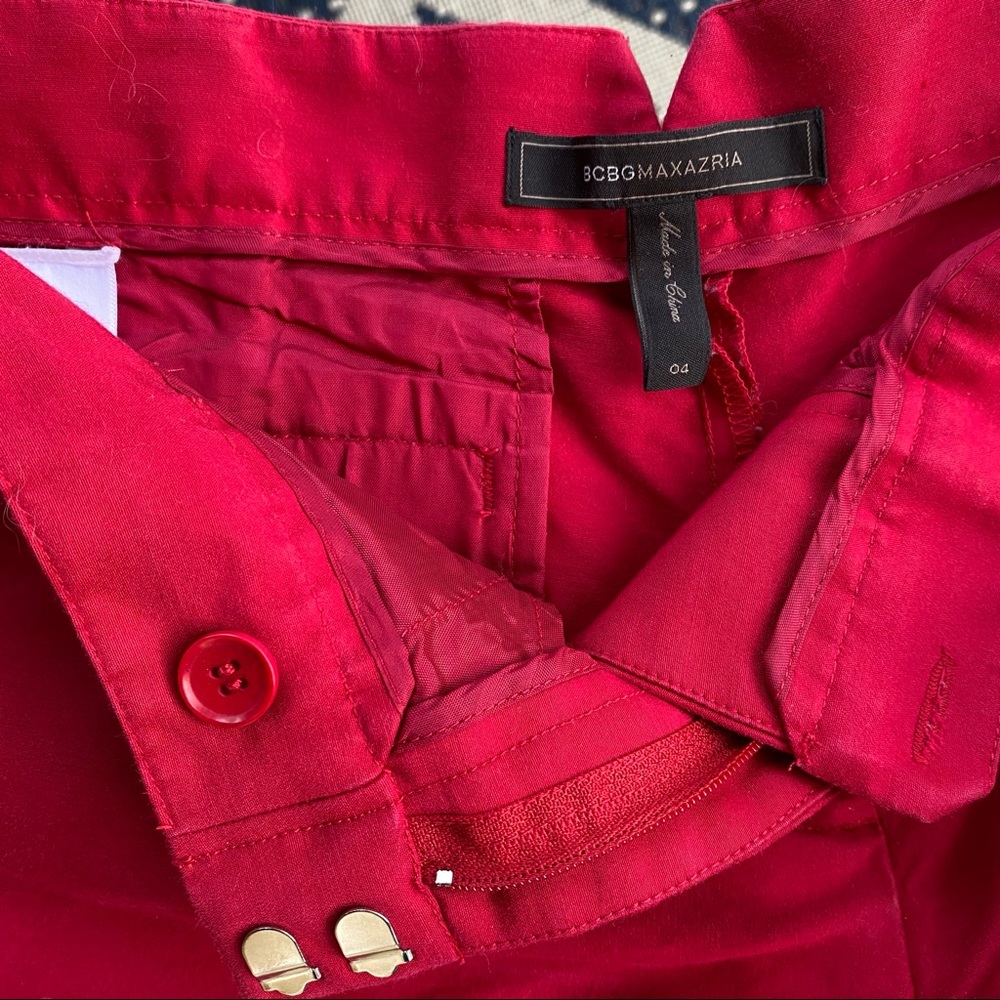 BCBGMaxAzria Red Shorts - Picture 4 of 4